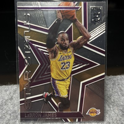 2021-22 Panini Donruss Elite LeBron James Star Status #4 Lakers Color match