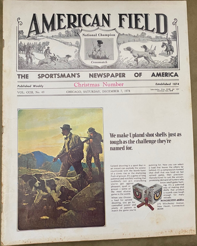 N C Wyeth - Dawn of Open Season - Winchester -American Field - Dogs-Coke ad