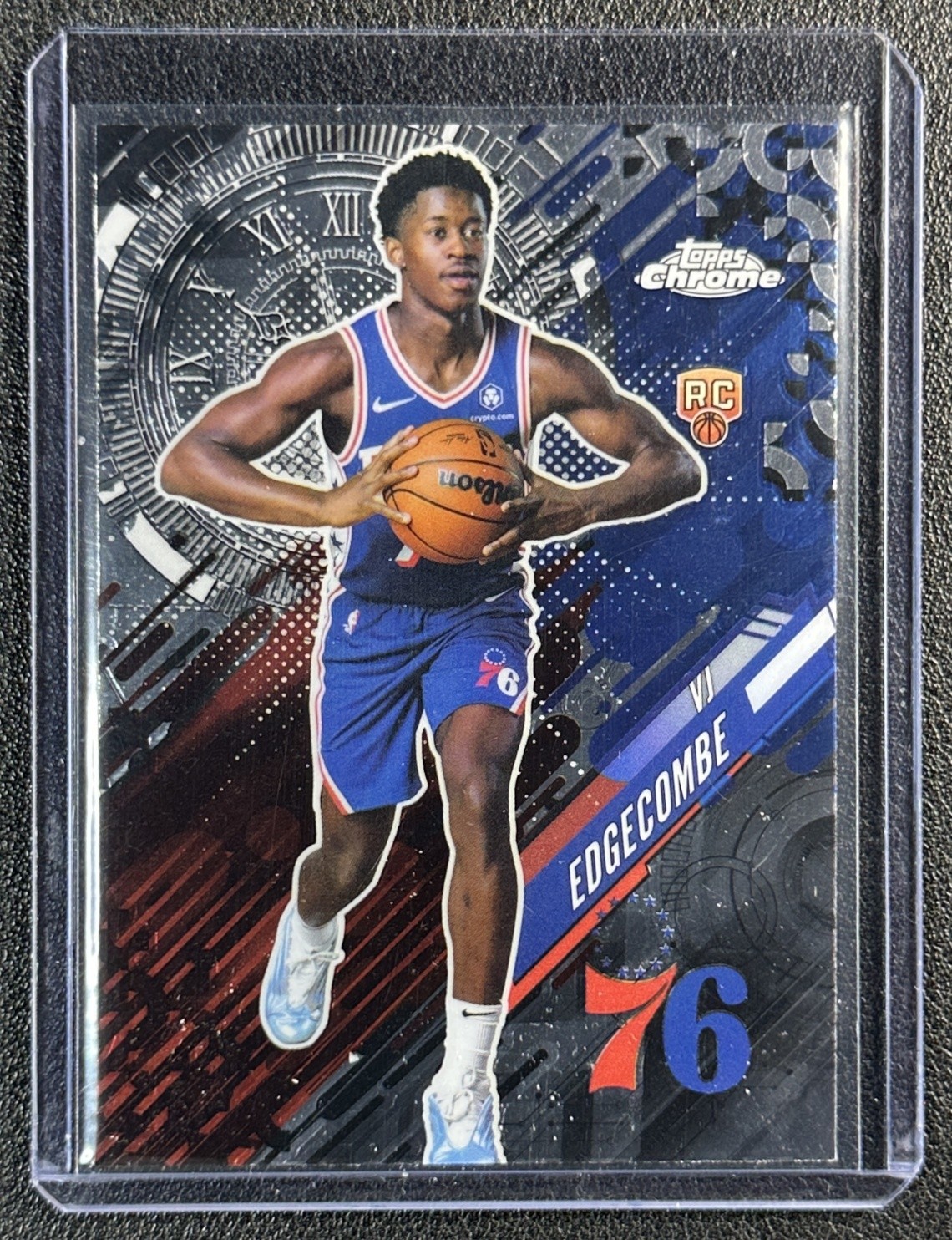VJ EDGECOMBE 2025-26 TOPPS CHROME #GT-18 ROOKIE GO TIME RC 76ERS