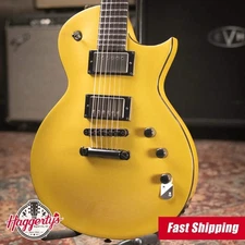 ESP LTD EC-2025 50th Anniversary Electric Guitar - Metallic Gold with Hardshell