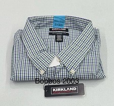Kirkland Signature Men's Traditional Fit Non-Iron Dress Shirt, Multi, 20-34/35