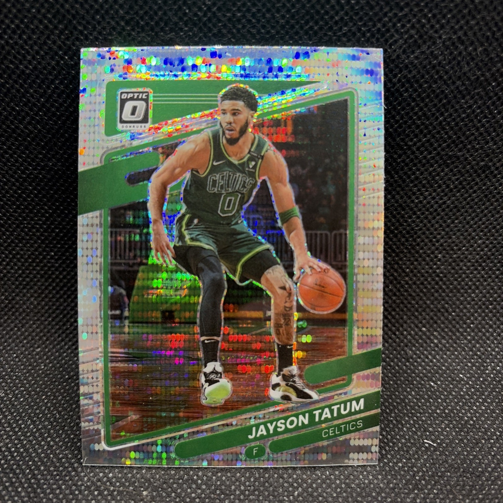 2021-22 Donruss Optic #25 Jayson Tatum Silver Pulsar Prizm Exclusive Celtics