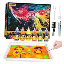 Water Marbling Paint for Kids - Arts and Crafts for Girls Boys Ideal Gifts
