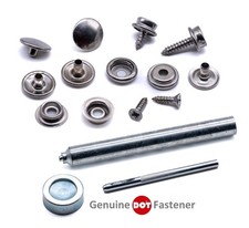 Stainless steel press snap fastener 316 A4 marine grade boat canopy bimini cover