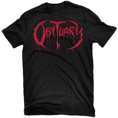 Obituary 'Cause of Death Logo' (Schwarz) T-Shirt - US Import - NEU & OFFIZIELL!