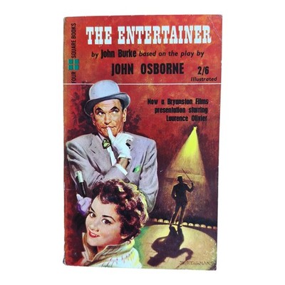 Der Entertainer von John Burke - Vintage 1960 vier quadratisches Buch - Laurence Olivier