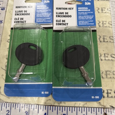 2X Universal Ignition Key Fits Most Electric Start Engines