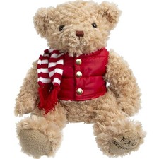 FAO Schwarz 12  Classic Fuzzy Brown Teddy Bear Plush Stuffed Animal Pal