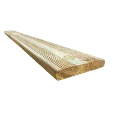 Treated Reject Decking Board 21mm x 120mm x 2400mm Timber Deck Board 10 Pack