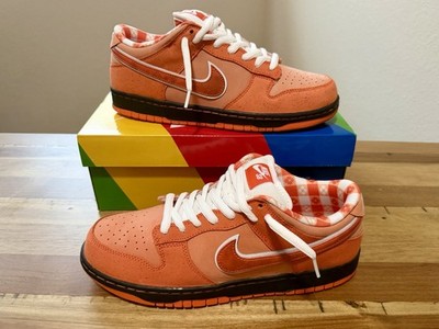 Nike SB Dunk Low Concepts Orange Lobster - Size 11 DS w/OG Box Laces Bands