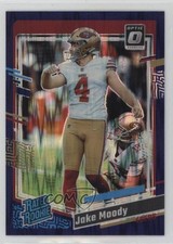 2023 Panini Donruss Optic Rated Rookie Purple Shock Prizm Jake Moody #289 12g7