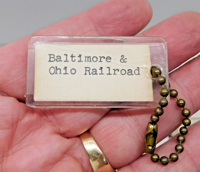 Set of 25 ID & Info Keychain Tags for Railroad Lanterns, or Other Collectables