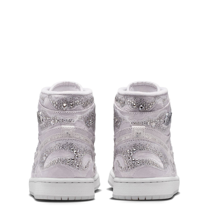 Swarovski × Nike WMNS Air Jordan 1 High OG Vast Grey HF6248-002 Women's Size image 6