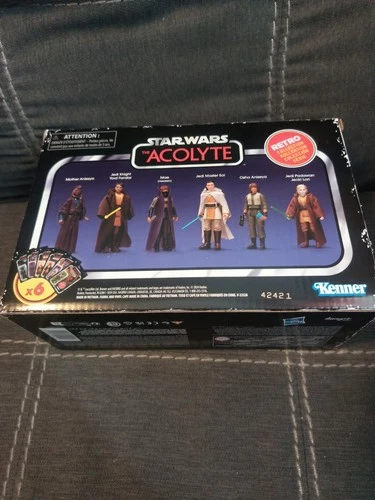 Star Wars Acolyte Retro Collection Kenner 6 Pack 3.75” Figure Set Multipack, new