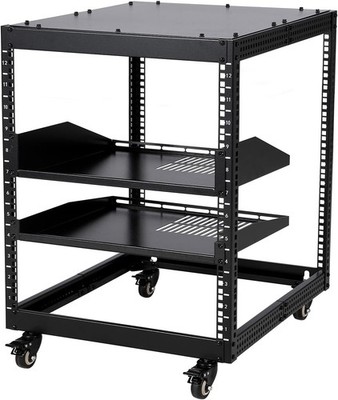 Open Frame Serverschrank Für 12U Netzwerktechnik Netzwerkgeräte Verstellbare