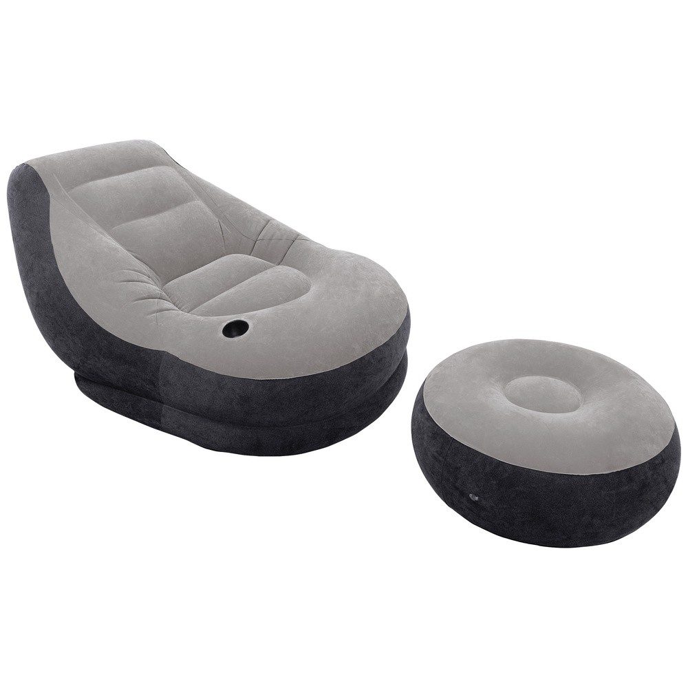 Шезлонг Intex 68564NP UltraLounge Д х В х В 137 x 102 x 79 см Grau 8490₽