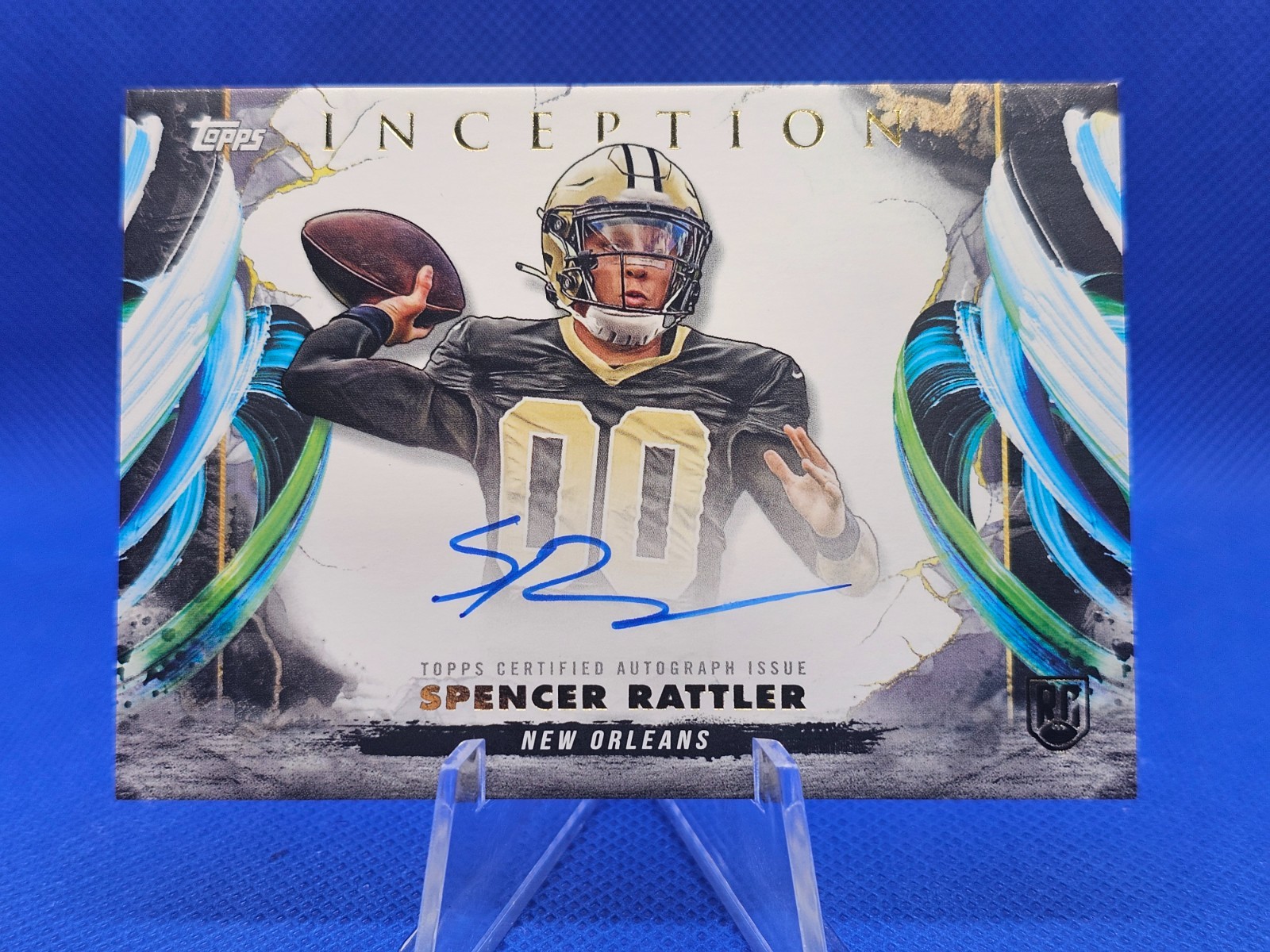 Spencer Rattler 2024 Topps Inception Rookie Auto Variation On Card #RAV-SR RC