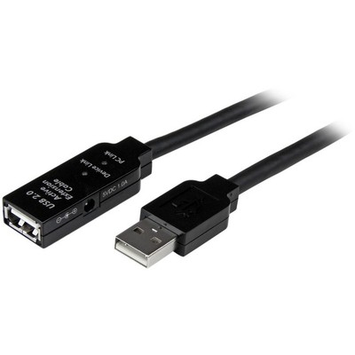 StarTech 15m USB 2.0 Active Extension Cable M/F USB2AAEXT15M