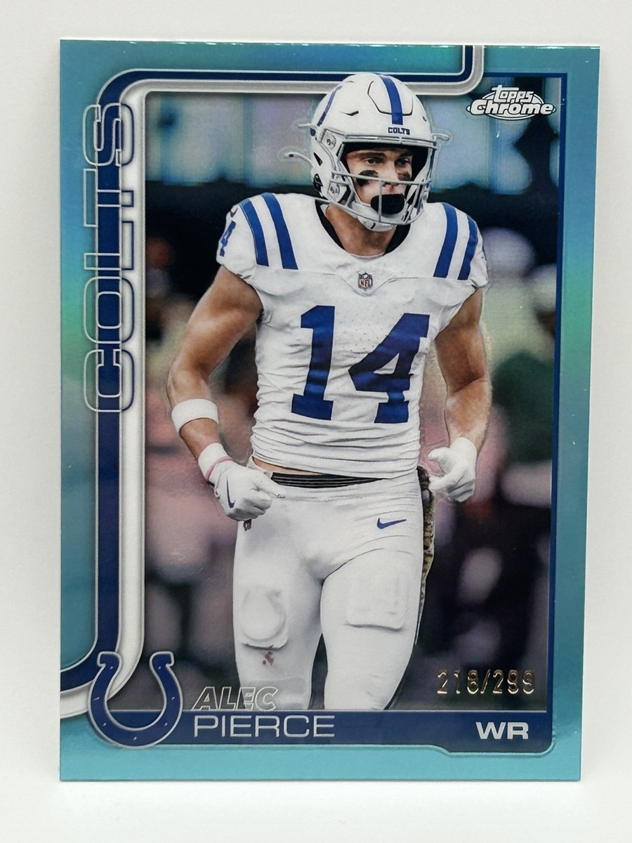 2025 Topps Chrome Aqua Refractor #125 Alec Pierce /299
