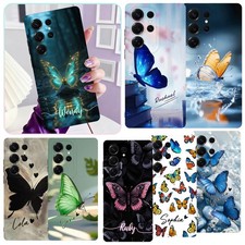 Custom Butterfly Style Phone Case Silicone Cover For Samsung S25 S26 A16 A36 A54