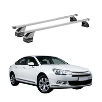 Menabo DachträGer GrundtäGer FüR Citroen C5 2007-2017 75Kg Stahl Silber 2 Tlg