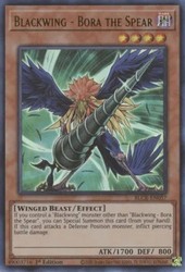 Blackwing - Bora the Spear BLCR-EN057 Ultra Rare 1st Edition