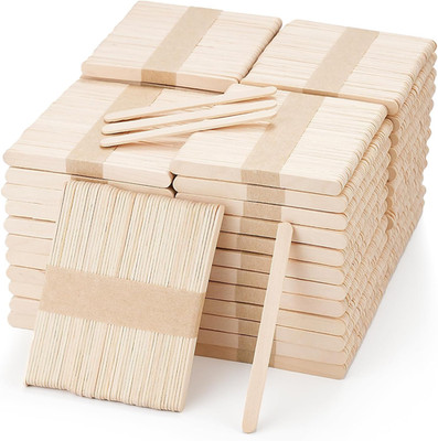 2400 Pcs Popsicle Sticks for Crafts,4.5 Inch Wooden Craft Sticks,Natural Wood Po