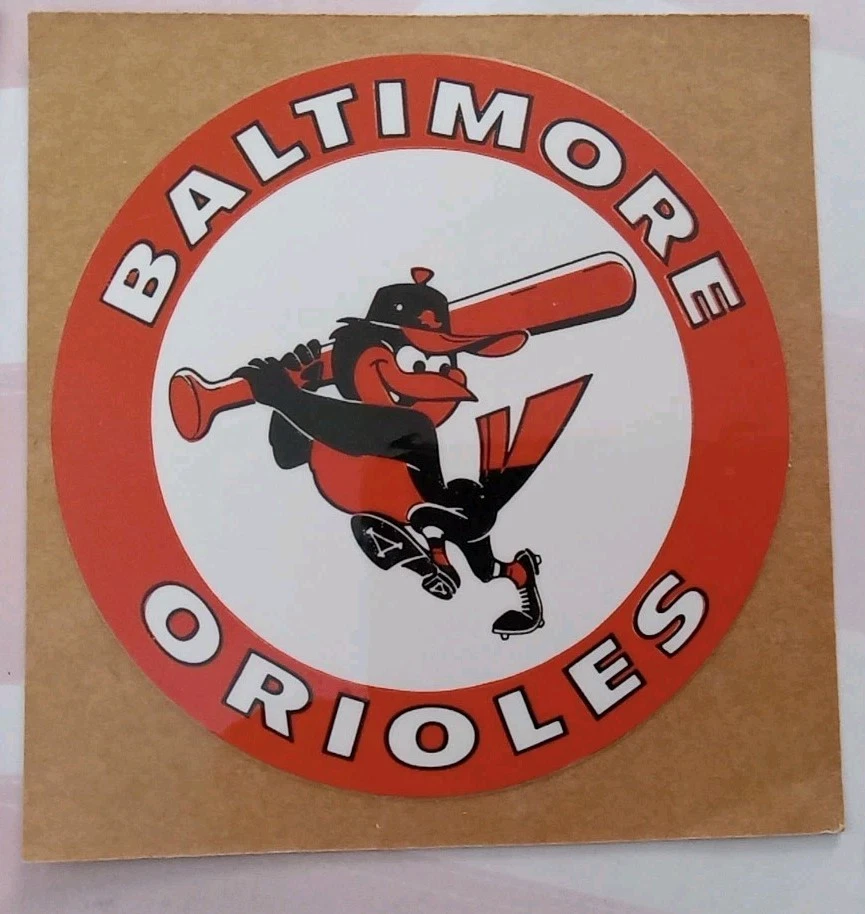 Lot Of 10 Vintage Baltimore Orioles MLB Baseball Sticker Decal 3 Inch - Image 4 of 4