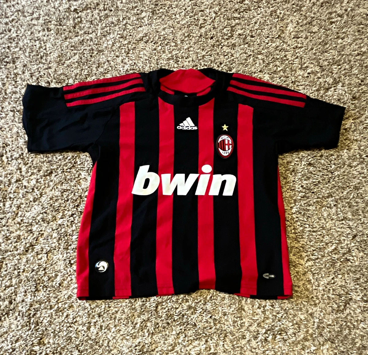 adidas Boys AC Milan International Club Soccer Fan Apparel and