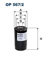 Filtron ÖLfilter OP 567/2 FüR Nissan