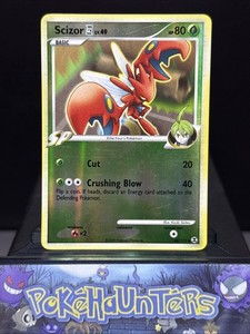 Pokemon Card Scizor Lv.49 48/111 Platinum Rising Rivals Reverse Holo Light Play