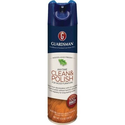 12 Guardsman 12.5 Oz Woodland Fresh Anytime Clean & Polish For Wood Furniture
