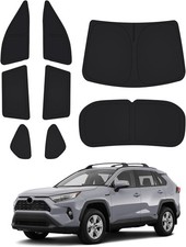 Windshield Sunshade for Toyota RAV4 2019-2024 2019-2025, Black