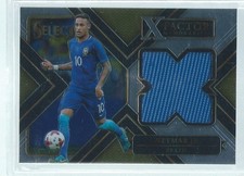 JERSEY BRASIL USADO RECUERDOS PANINI SELECT X FACTOR 2017-18 NEYMAR JR #XF-N