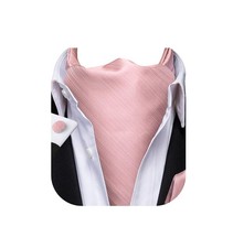 Paisley Floral Ascot Men Self Tie Cravat Pocket Square Cufflinks Wedding Set