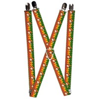 `Suspenders - 1.0`` - Smoking Monkey Repeat Argyle Rasta` (Us Import) ACC NEU