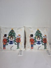 Nutcracker Christmas Reversible Pillow 16 x 1...