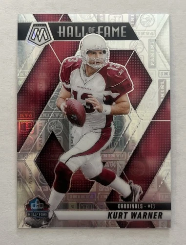 Panini 2025 Mosaic Football Kurt Warner Hall of Fame Silver Knight Prizm /149