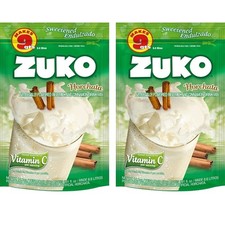 2X Zuko Horchata Sweetened Endulzado Mix 14.1 Oz Packs BB 02/2027 Makes 9 Qts