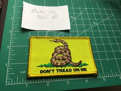 Gadsden Flag Patch Don't Tread on Me  Embroidered Patch for Jackets and Vests