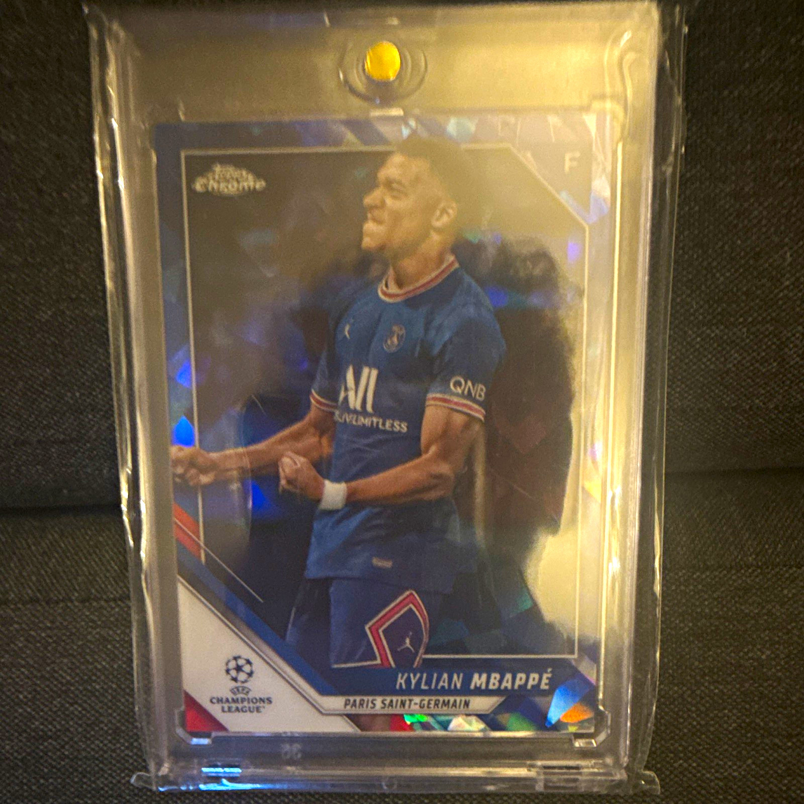 Topps Chrome UCL Sapphire 2021-22 Kylian Mbappé Paris Saint-Germain #1