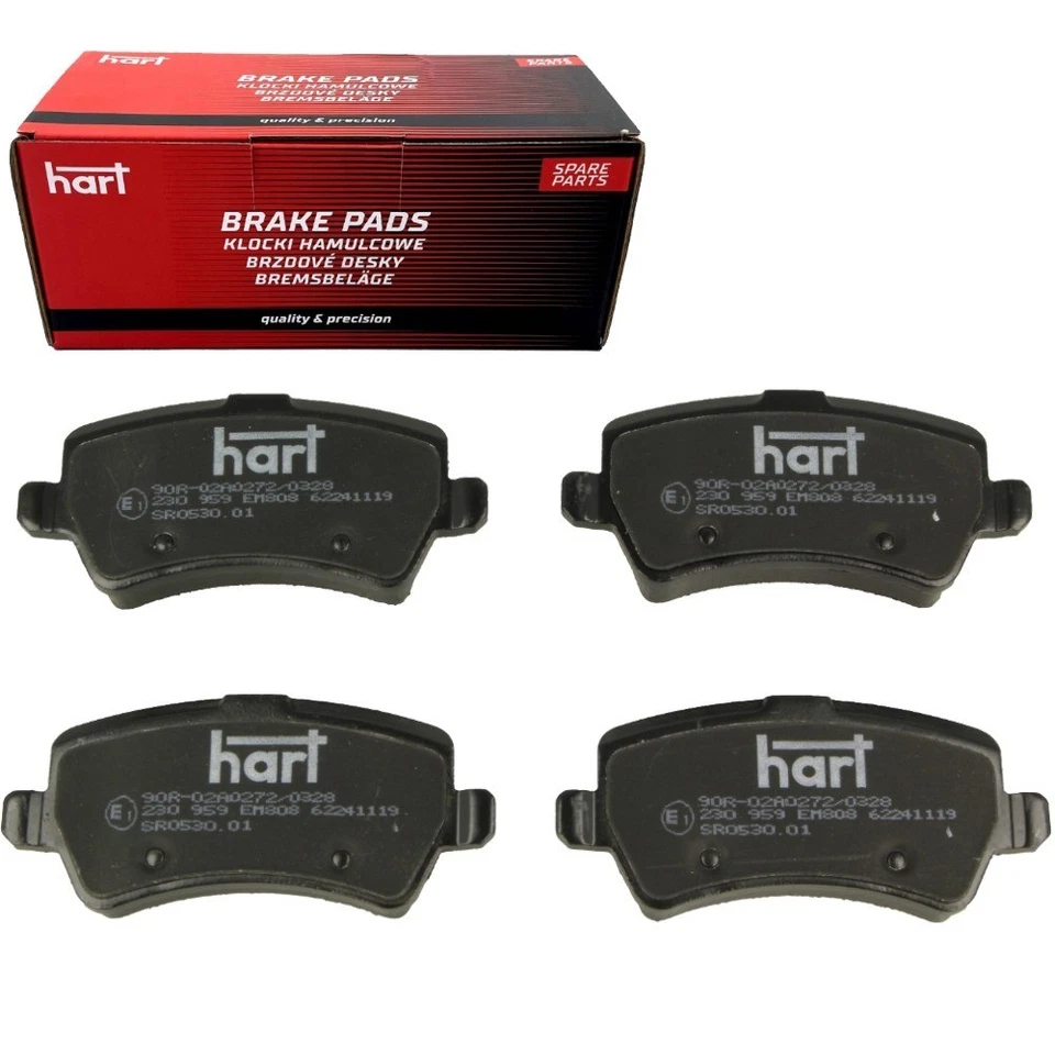 Kit 4 Pastiglie Freno Posteriori HART per VOLVO XC70 I Cross Country (295) - Immagine 2 di 4