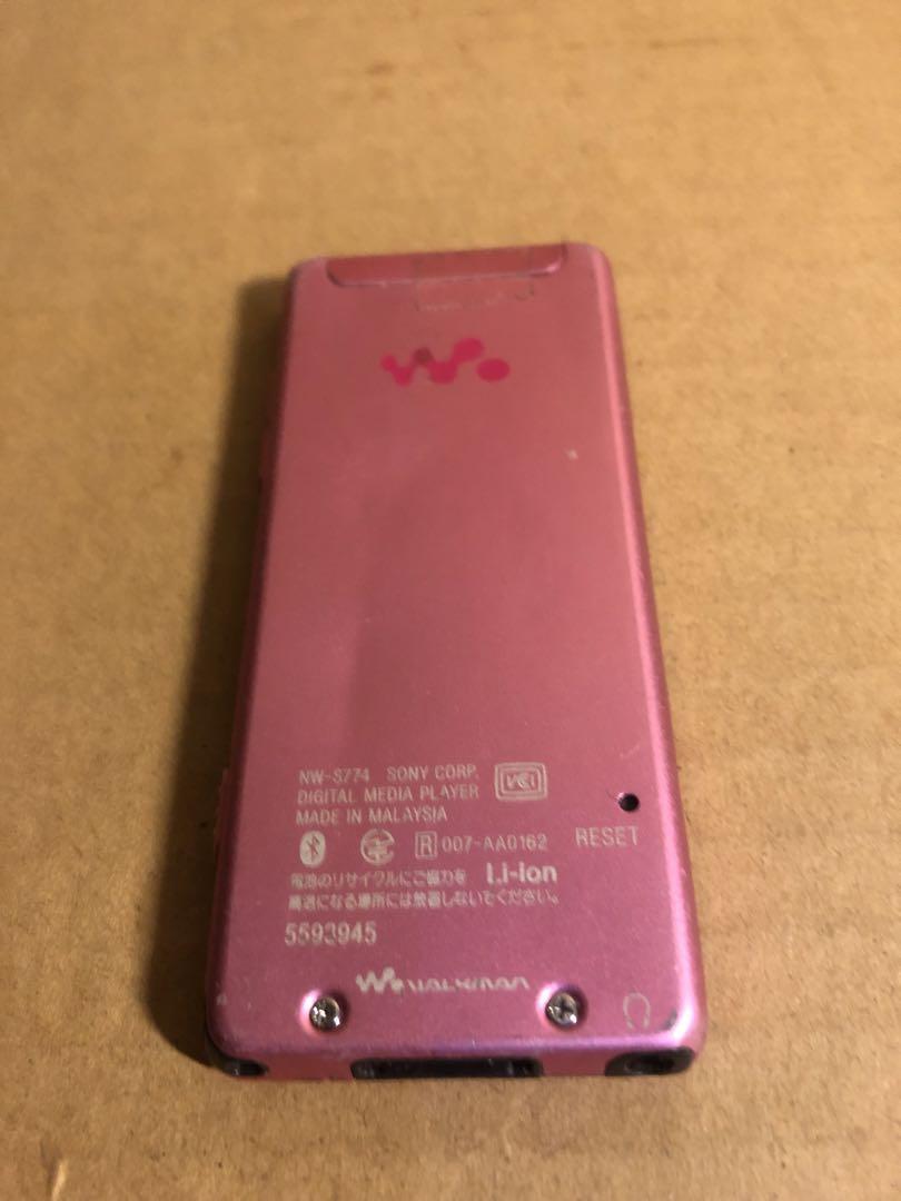 SONY NW-S774 Walkman Digital Music Player Pink Bluetooth Japan