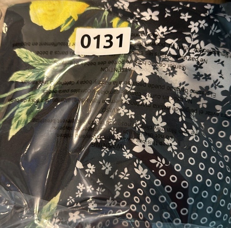 Calvin Klein Mixed Pattern Patchwork Floral Check… - image 13