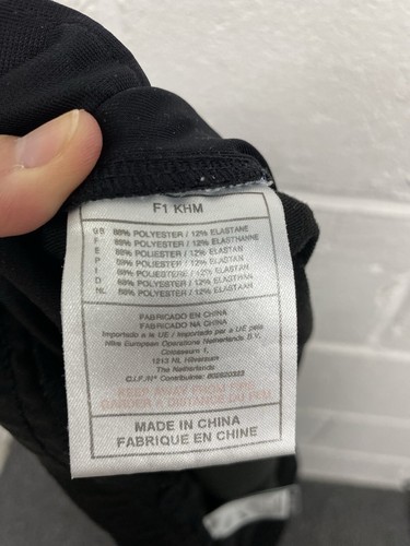 Nike Wide Leg Zip Front Yoga Sports Pant Trouser Size Medium 8-10 PK - Picture 7 of 7