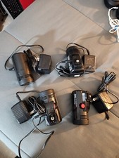 Lot of 4 Sunpak Readylite 20 Compact, Lightweight Video Light With Charger