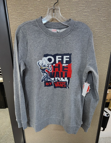 Vans x Marvel Captain Marvel Off The Wall Sweatshirt sz Med.