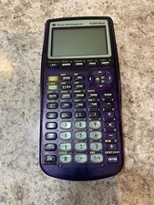 Purple - Texas Instruments TI-83 Plus Graphing Calculator - Tested + Working