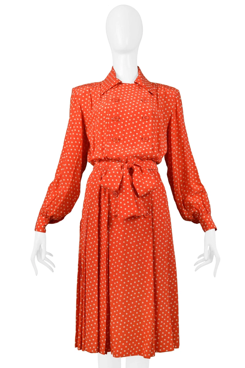 Ysl red dress sales
