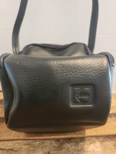 Vintage Kodak Camera Case Black,Neck Strap,Blue Interior, MADE IN USA